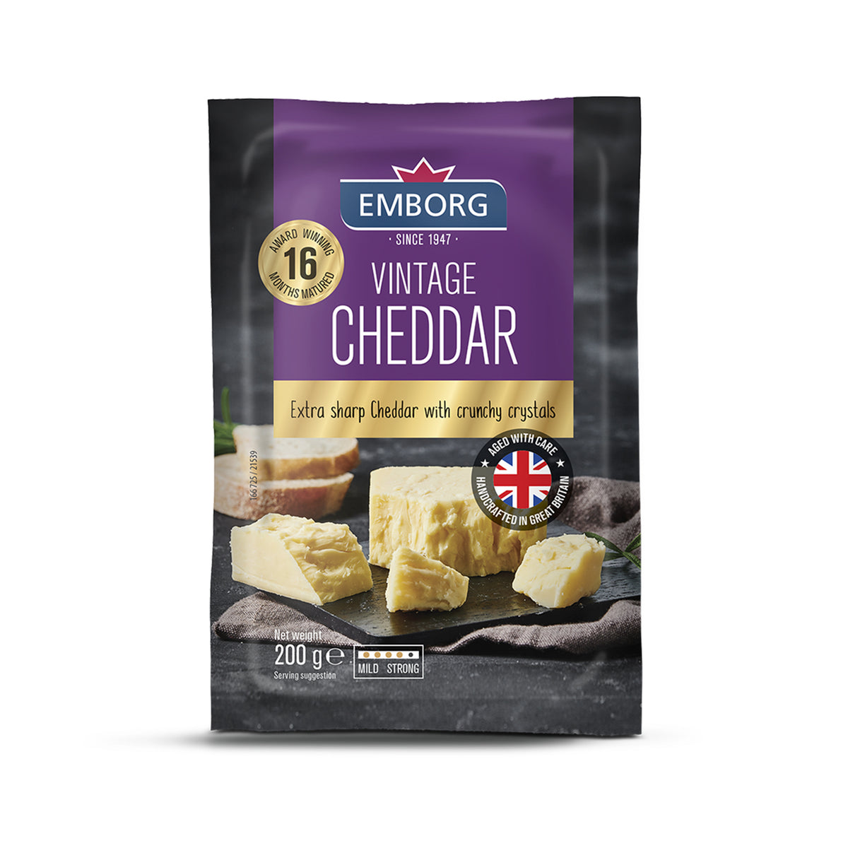 Emborg Vintage Cheddar Block 200g