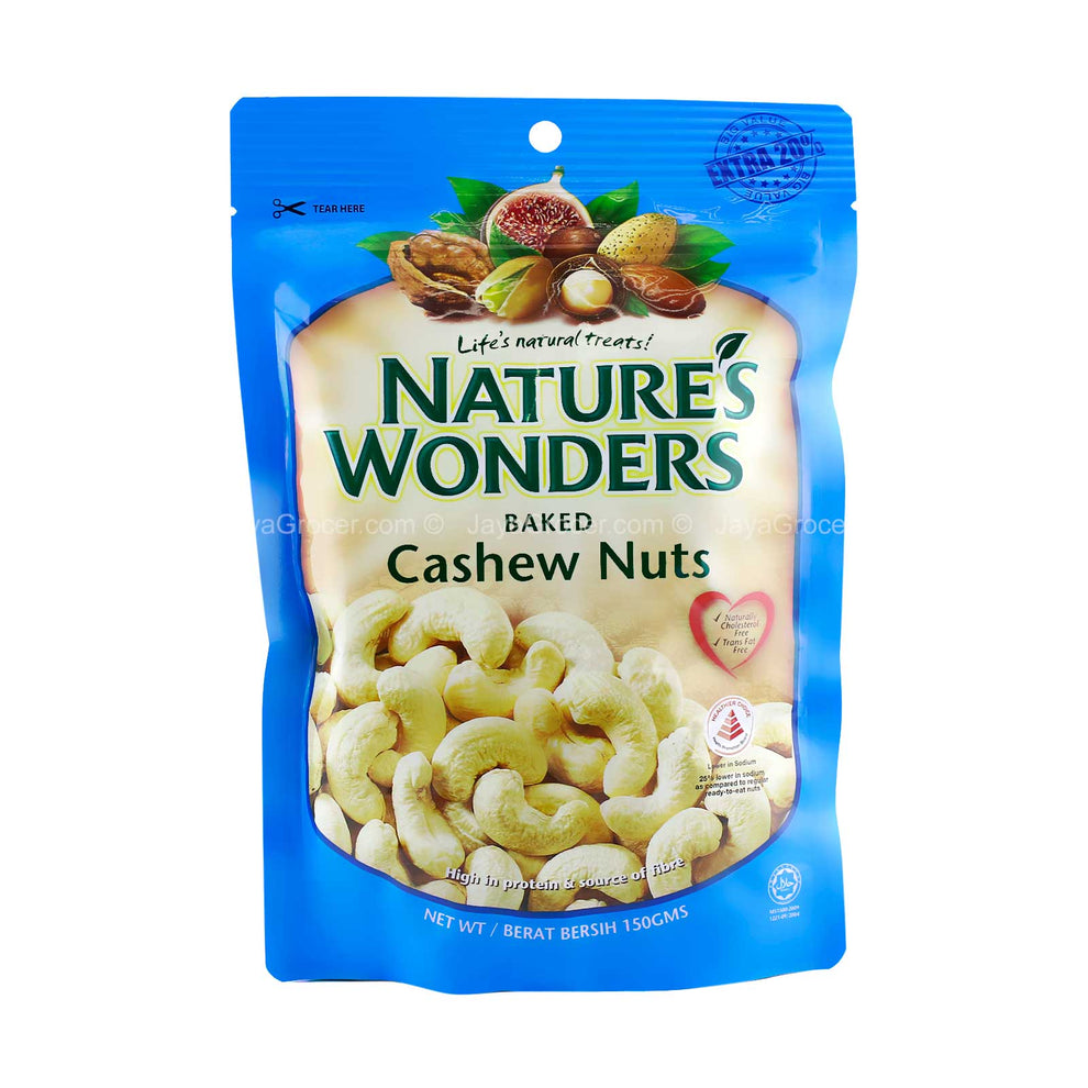 Nature Wonder Baked Cashew Nuts 150g – Jaya Grocer For Business ...