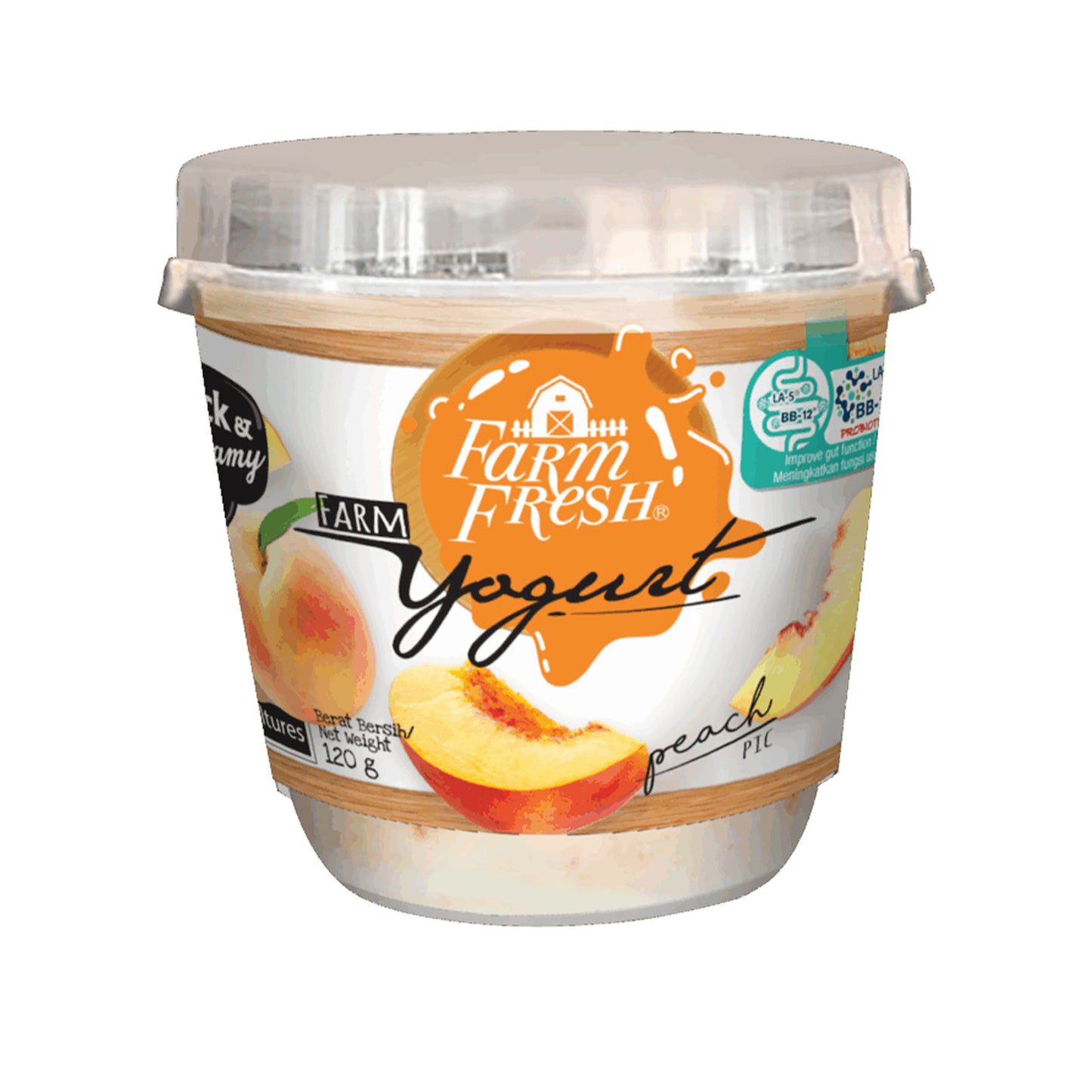 Farm Fresh Peach Yogurt 120g