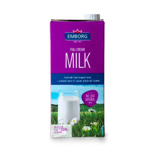 EMBORG UHT MILK FULL CREAM 1LIT