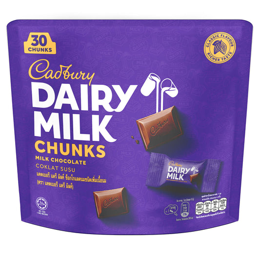 Cadbury Dairy Milk Chunks Chocolate 135g