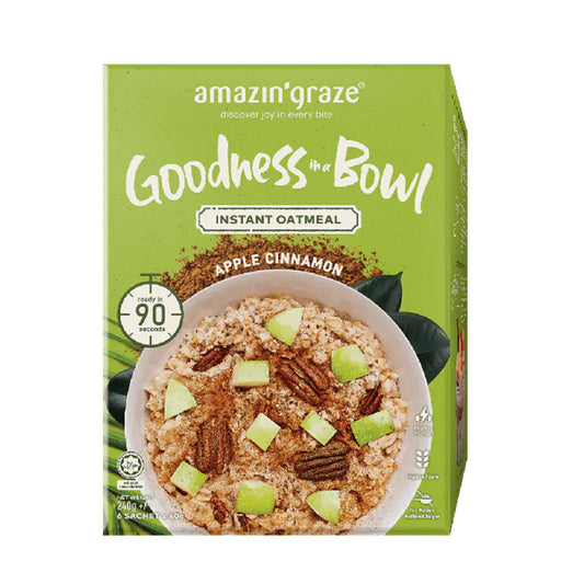 Amazin' Graze Goodness in a Bowl Apple Cinnamon Oat-Based Meal 240g
