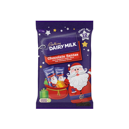 Cadbury Dairy Milk Chocolate Santa Sharepack 144g