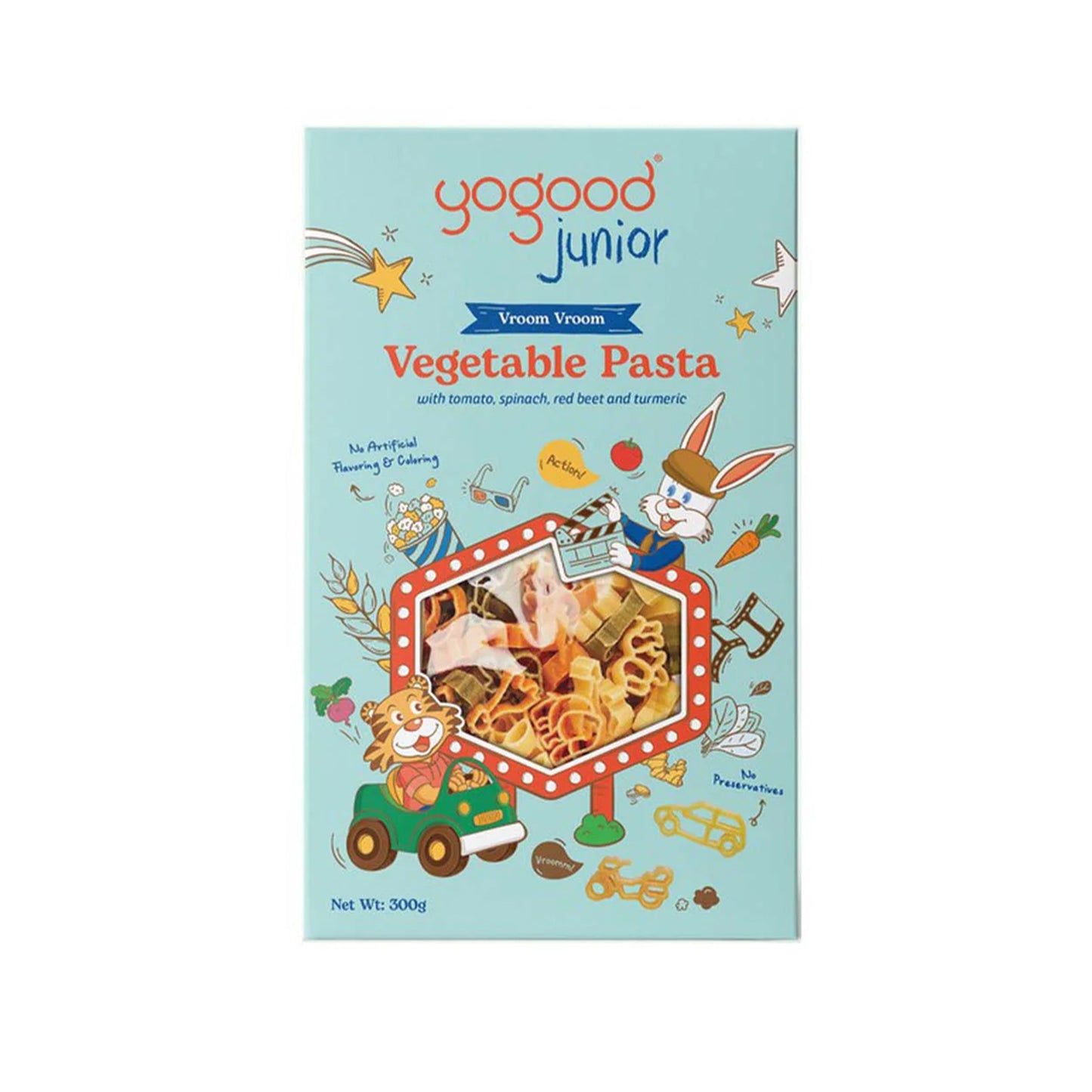 Yogood Junior Veg Pasta Vroom Vroom 300g