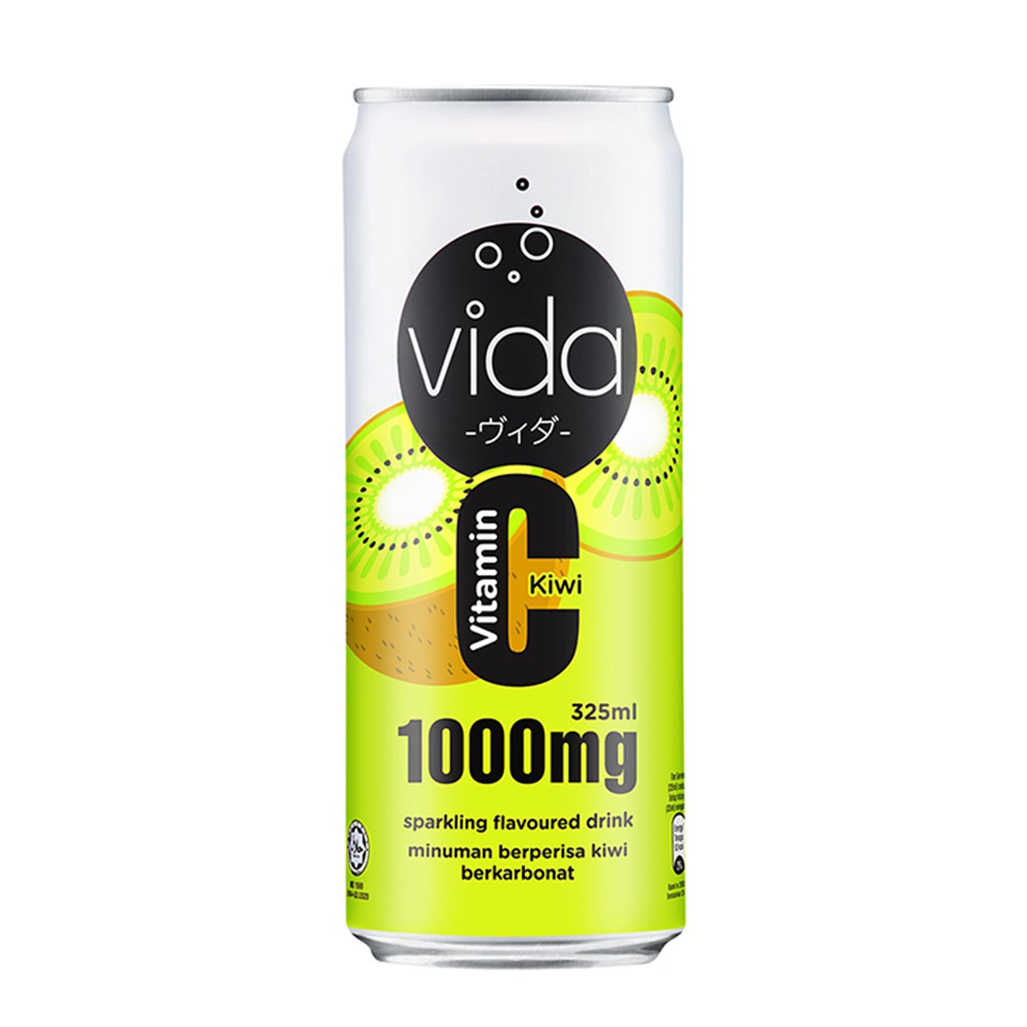 Vida C Kiwi Sparkling Flavoured Drink 325ml