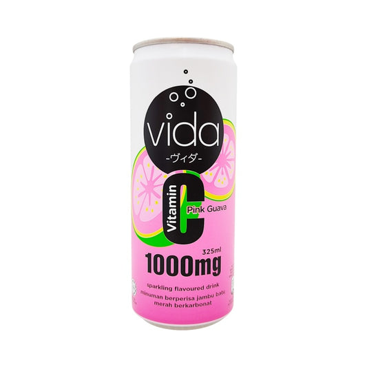 Vida C Pink Guava Sparkling Drink 325ml