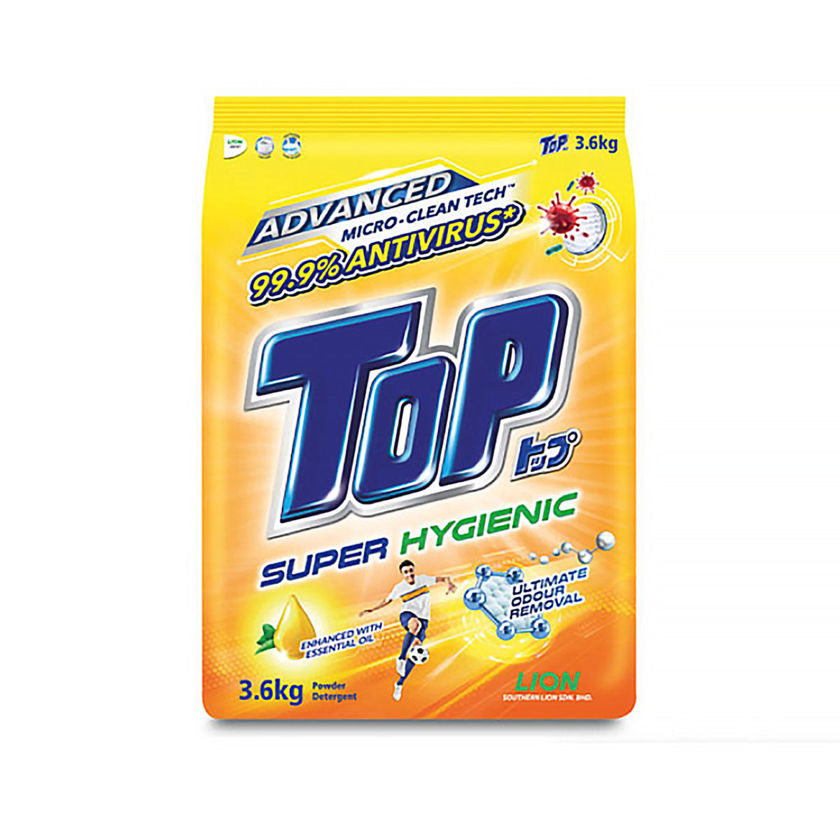 Top Super Hygienic Powder Detergent 3.6kg