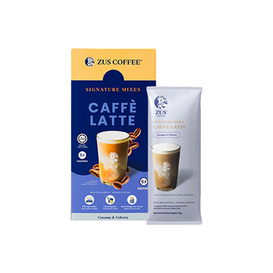 Zus Signature Caffe Latte Coffee Mixes 23g x 5