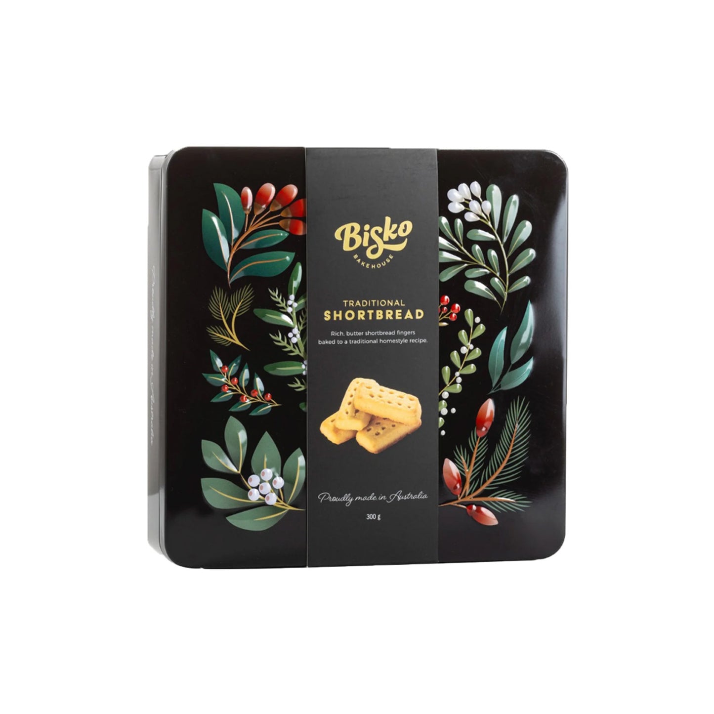 Bisko Bakehouse Traditional Shortbread Gift Tin 300g