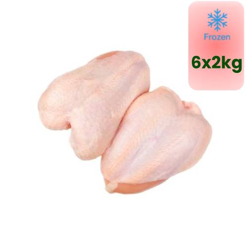 Frozen Boneless Chicken Breast 2kg x 6