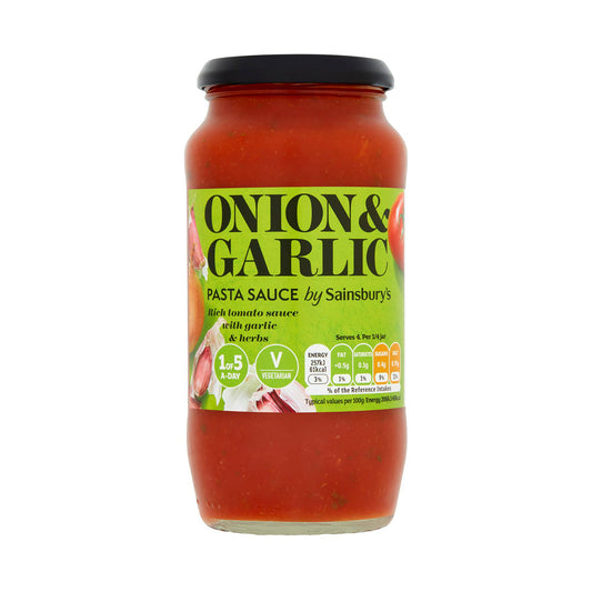 Sainsbury's Onion and Garlic Pasta Sauce 500g