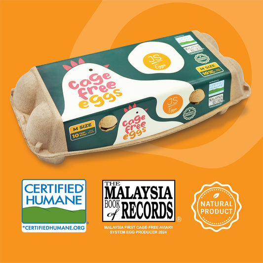 JS Cage Free Egg (Medium) 10pcs/pack