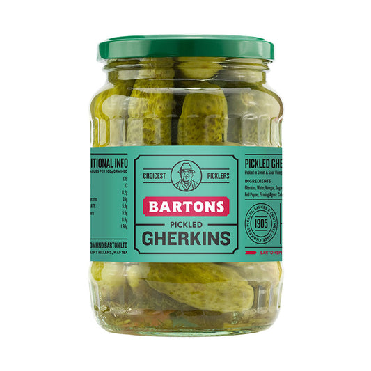 Bartons Pickles Whole Gherkins 670g