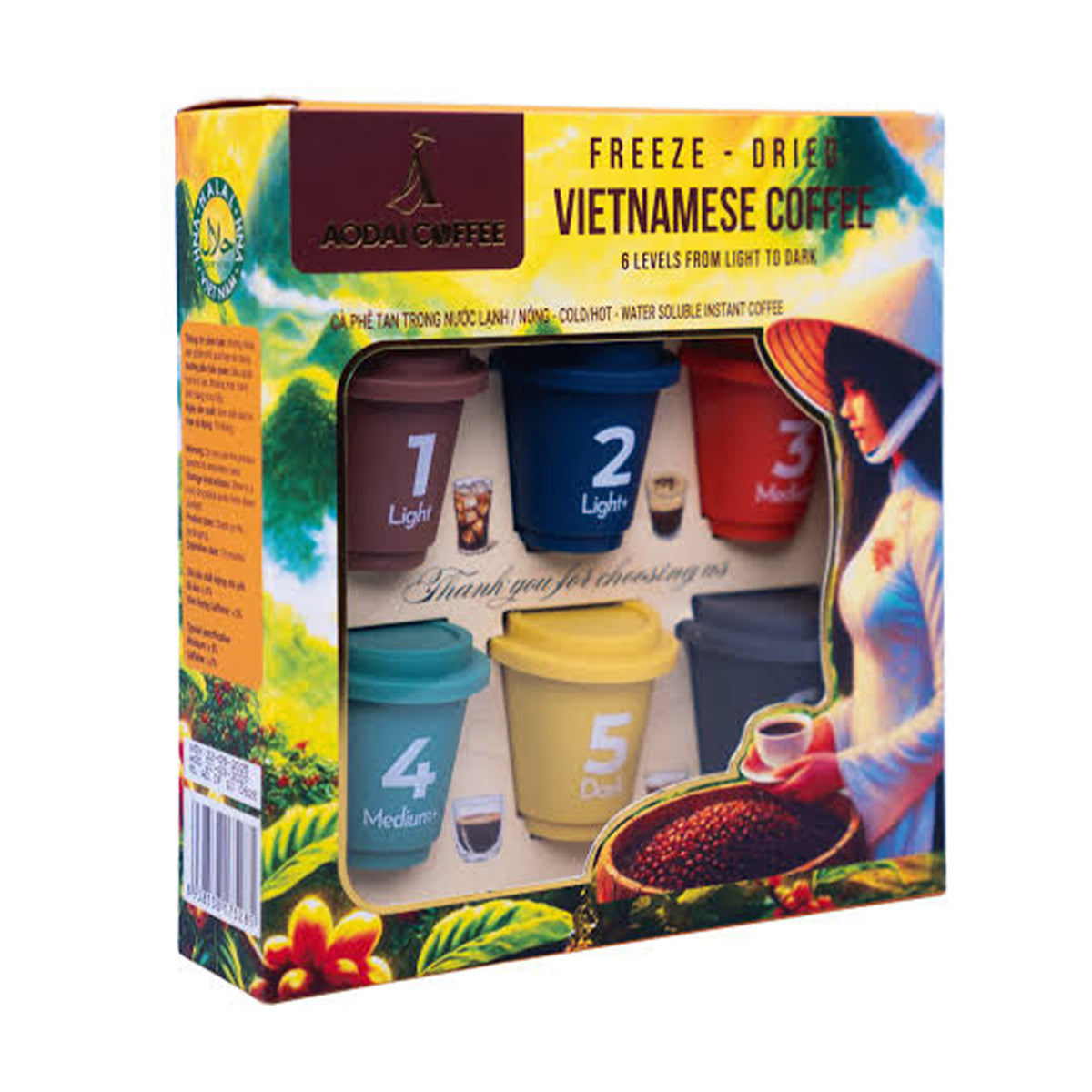 Ao Dai Vietnam Coffee Level 6 18g x 6
