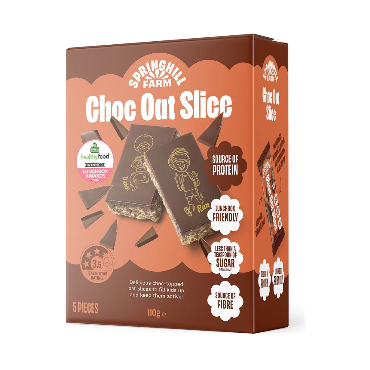 Springhill Farm Oat Slice with Protein 22g x 5