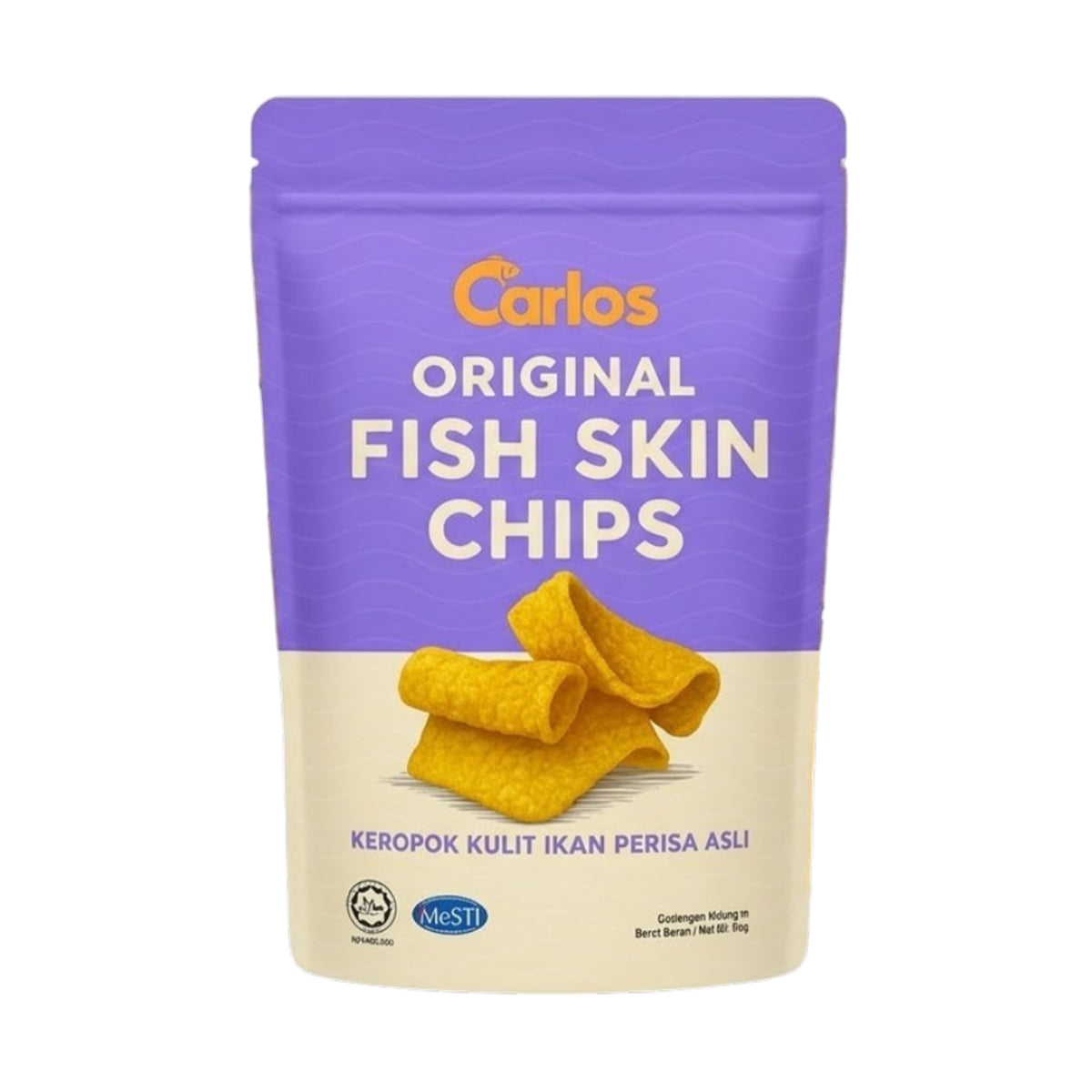 Carlos Fish Skin Chips Original 60g