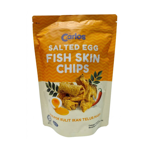 Carlos Fish Skin Chips Salted Egg 60g